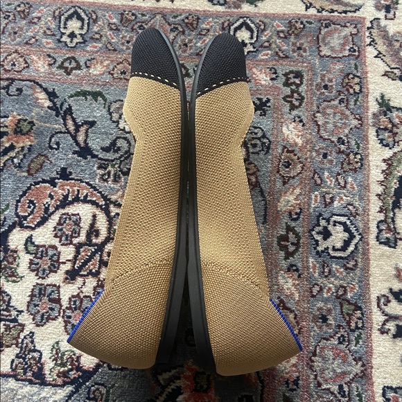 Rothy's Camel Captoe Flats Round Toe Size 8 - Picture 8 of 11